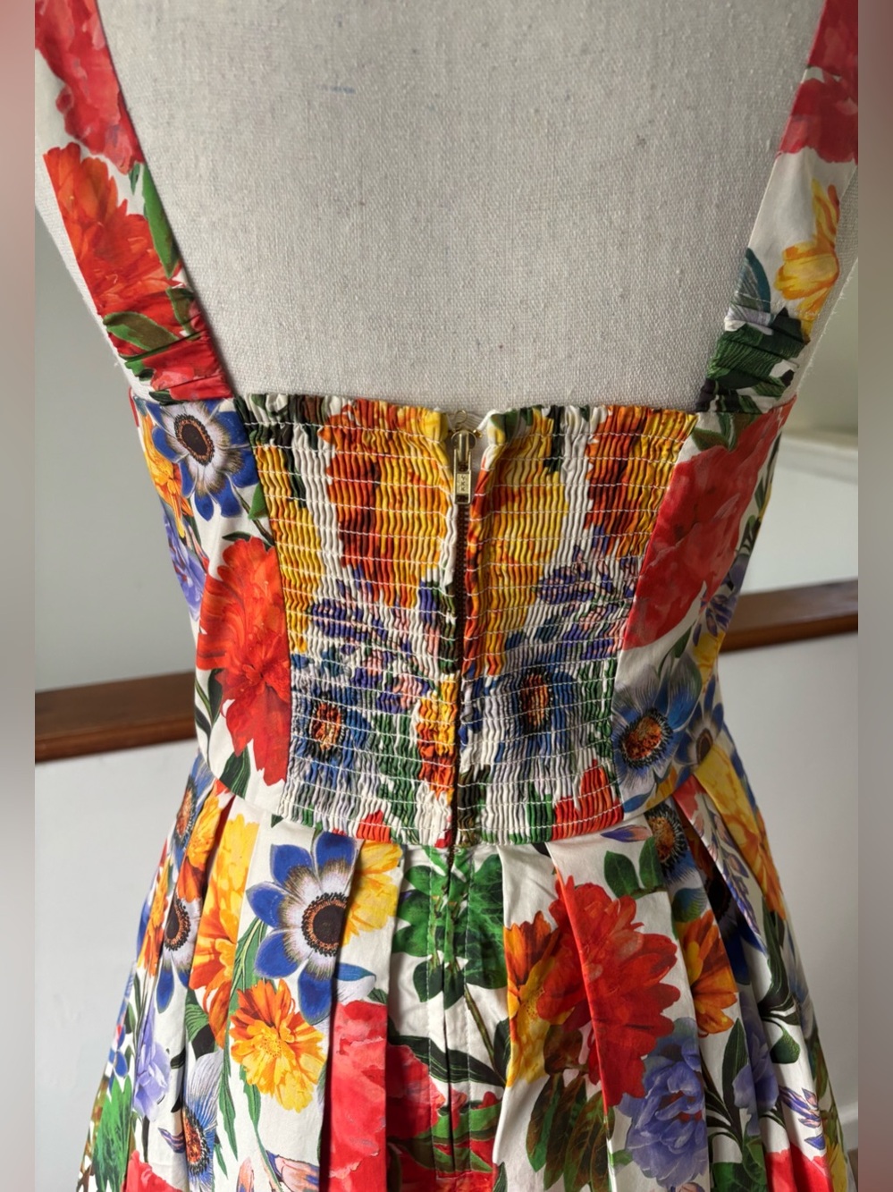 Cara Cara Laurel Floral Knotted Midi Dress  Size 2 - Picture 5 of 11